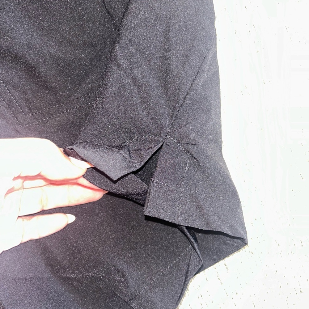 😍NWT Black hiking Shorts with Elastic Waistband and Lightweight Fabric - Picture 5 of 7